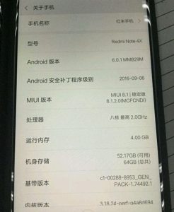 redminote4xspecifications