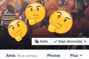 Le bouton Hello sur Facebook