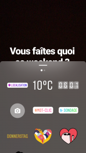 Sondage Instagram
