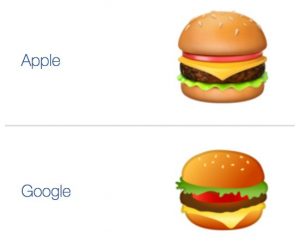 Emoji hamburger