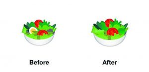 Emoji salade