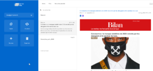 Capture d'écran du site GetMyMail
